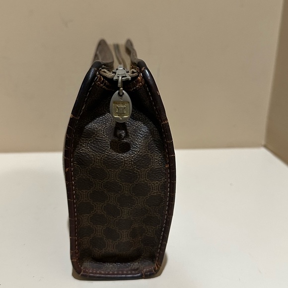 Vintage Celine mcadam Pvc Coated Clutch Handbag - Picture 2 of 11